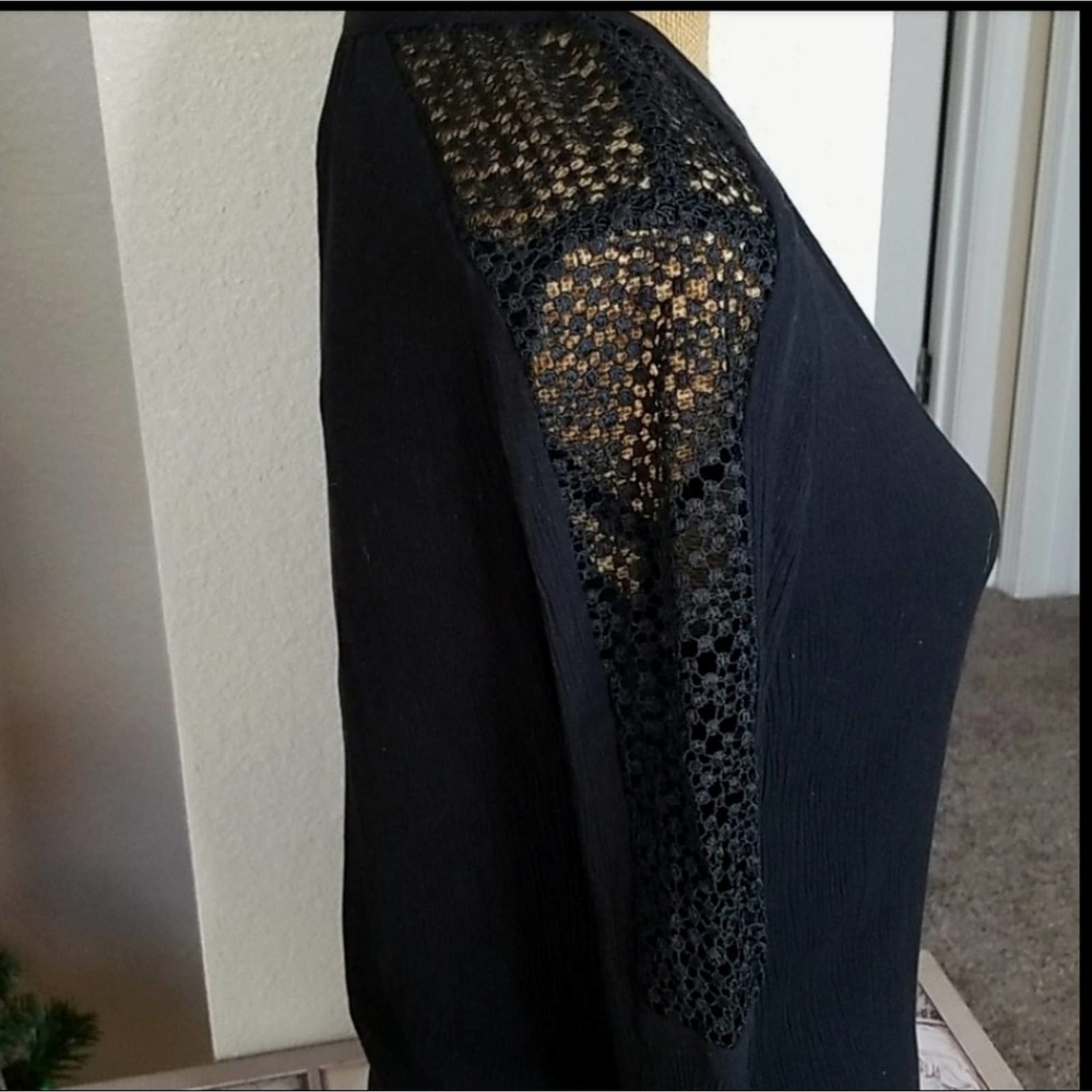 Mossimo Black Long Sleeve Bobo Type Top - Picture 4 of 8